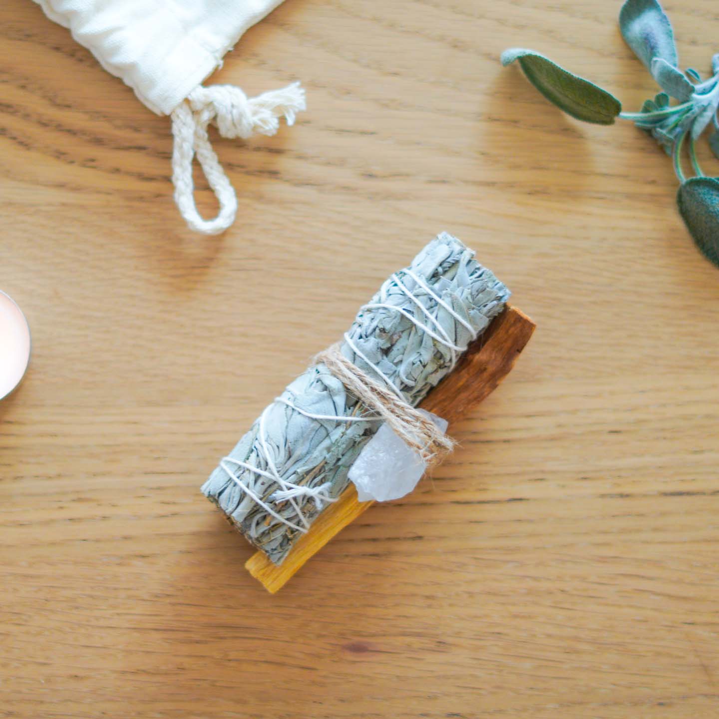 Shudi - Sage, Palo Santo & Crystal Set