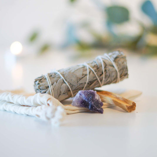 Shudi - Sage, Palo Santo & Crystal Set