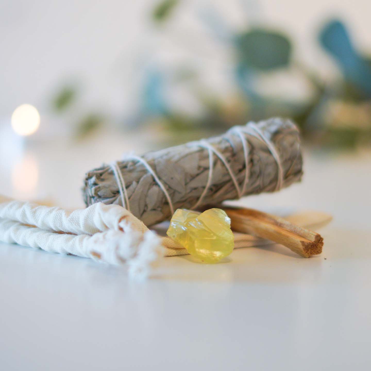 Shudi - Sage, Palo Santo & Crystal Set