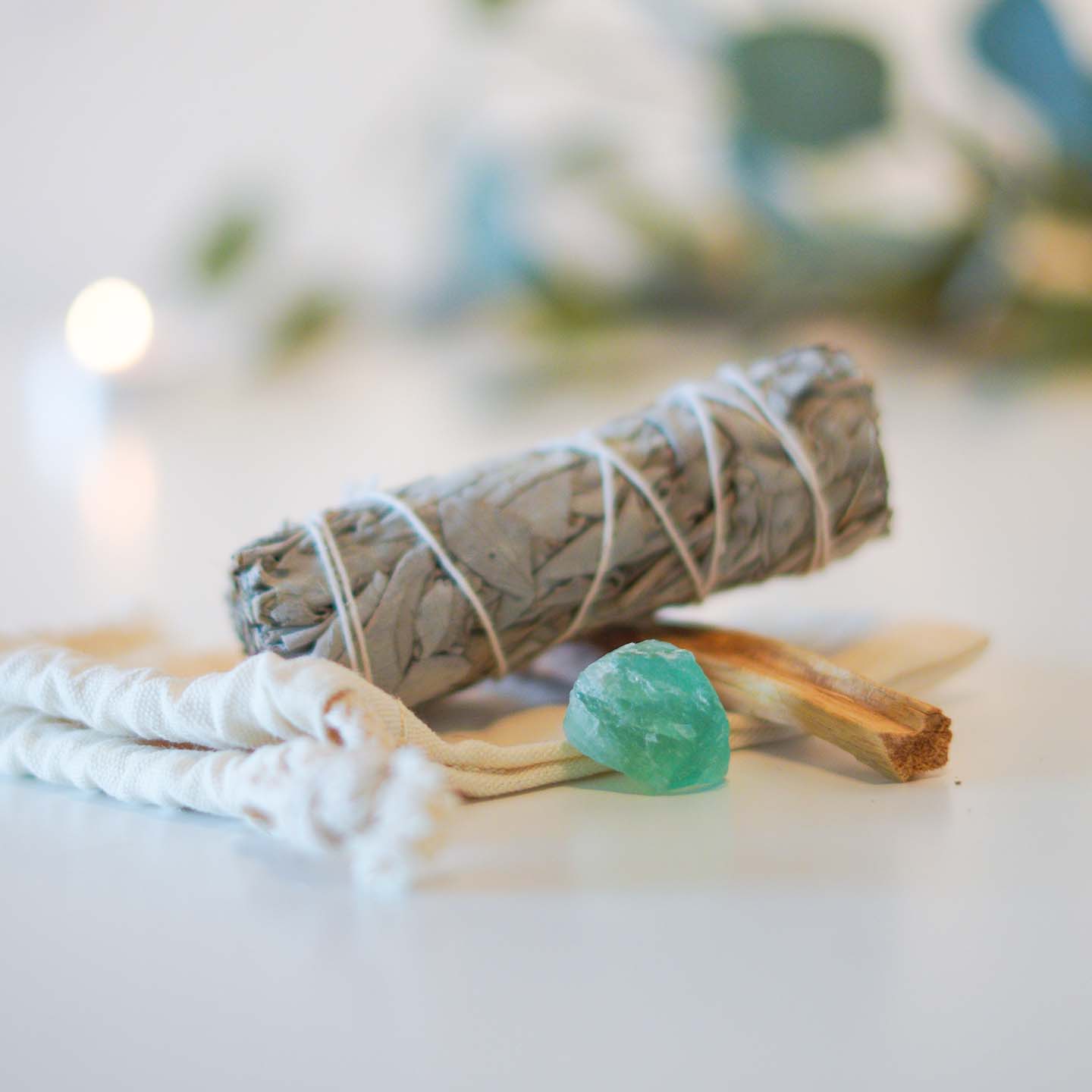 Shudi - Sage, Palo Santo & Crystal Set