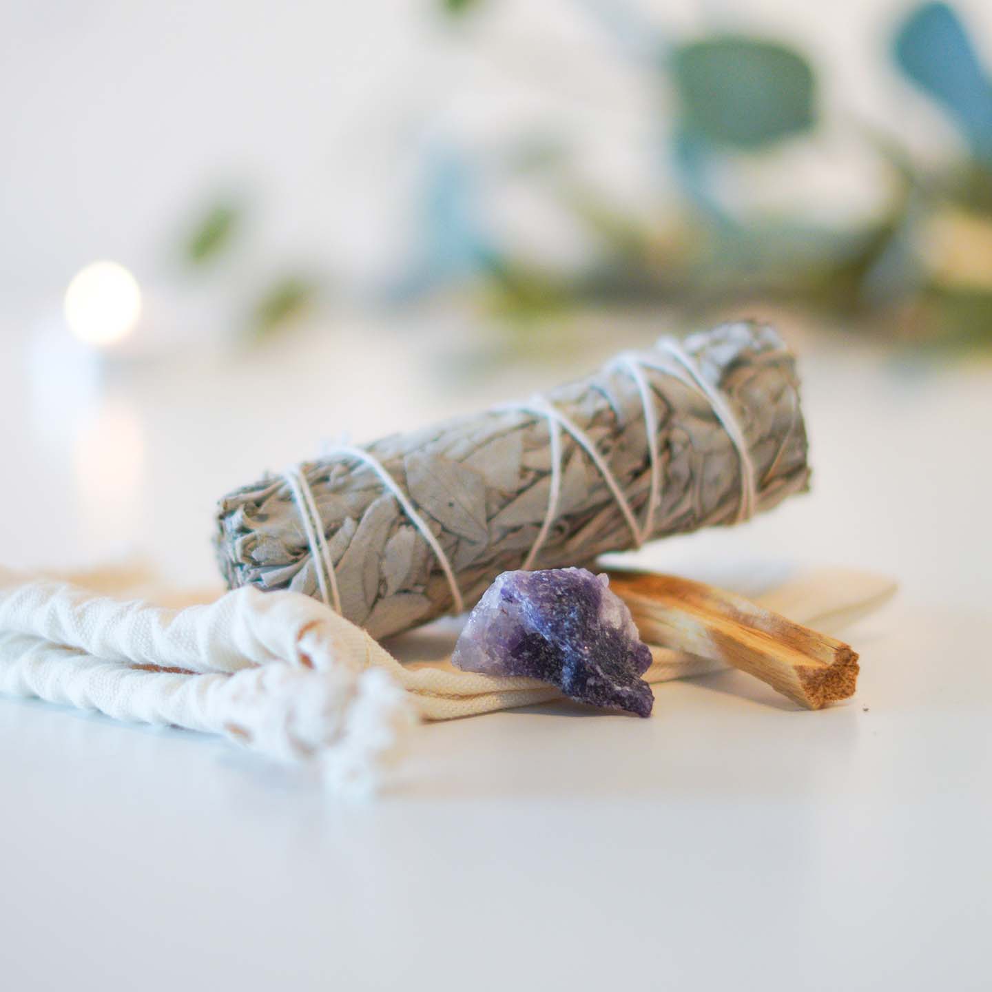 Shudi - Sage, Palo Santo & Crystal Set