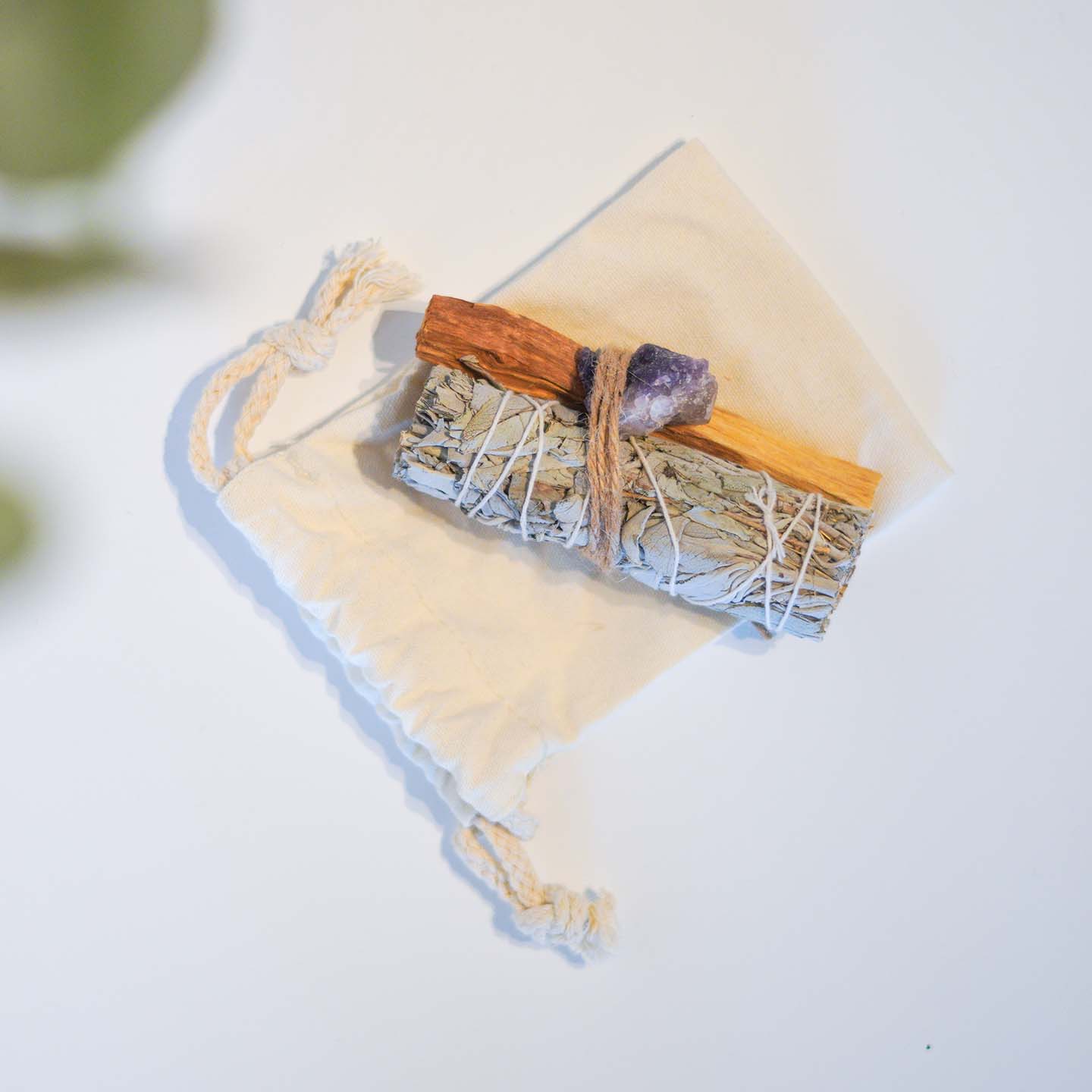 Shudi - Sage, Palo Santo & Crystal Set