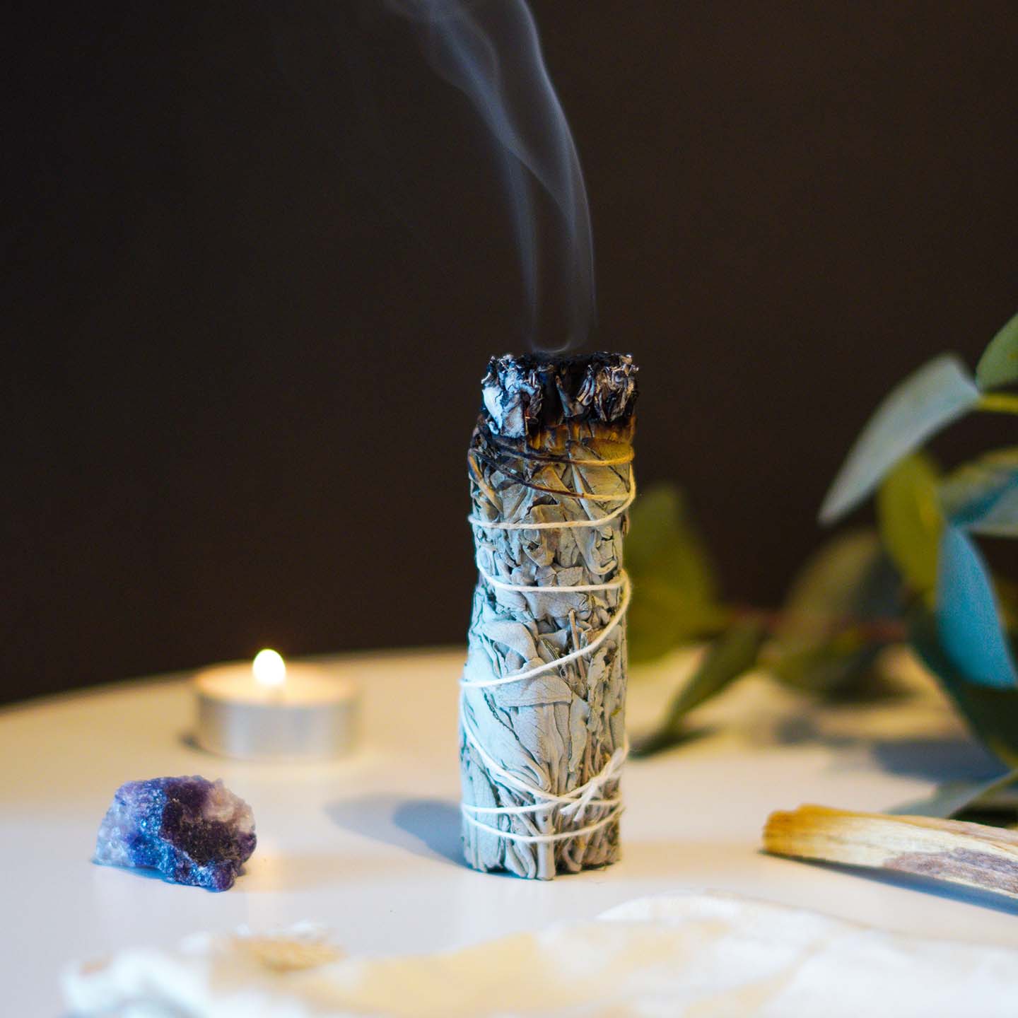 Shudi - Sage, Palo Santo & Crystal Set