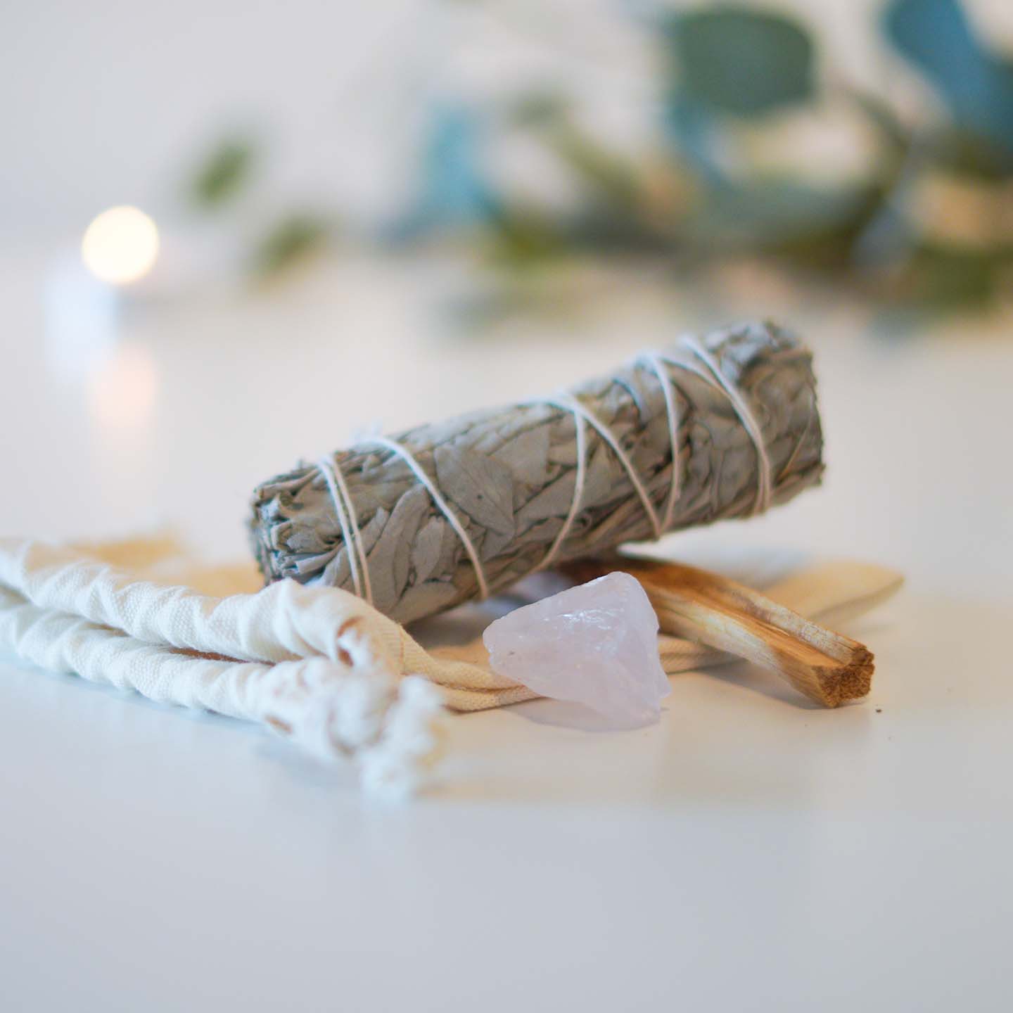 Shudi - Sage, Palo Santo & Crystal Set